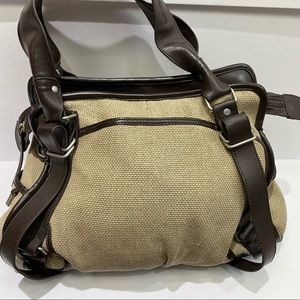 Lululemon RARE woven bloom canvas gym bag